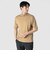 GIZA COTTON MOCK NECK KNIT TEE