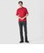 GIZA COTTON MOCK NECK KNIT TEE