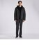 WOOL SERGE TAPERED SLACKS