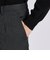 WOOL SERGE TAPERED SLACKS