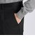 WOOL SERGE TAPERED SLACKS