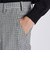 SHEPHERD CHECK TAPERED 　SLACKS