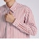 BLOCK STRIPE FLY FRONT 　SHIRT