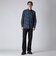 FLOWER PRINT CORDUROY FLY FRONT 　SHIRT