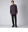 FLOWER PRINT CORDUROY FLY FRONT 　SHIRT