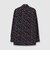 FLOWER PRINT CORDUROY FLY FRONT 　SHIRT