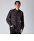 FLOWER PRINT CORDUROY FLY FRONT 　SHIRT