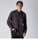 FLOWER PRINT CORDUROY FLY FRONT 　SHIRT