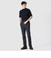 WOOL TROPICAL STRETCH TAPERED SLACKS