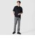 WOOL TROPICAL STRETCH TAPERED SLACKS