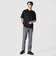 WOOL TROPICAL STRETCH TAPERED SLACKS