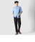 HIGH-TWIST JERSEY OPEN NECK SHIRT