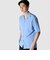 HIGH-TWIST JERSEY OPEN NECK SHIRT