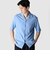 HIGH-TWIST JERSEY OPEN NECK SHIRT