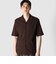 HIGH-TWIST JERSEY OPEN NECK SHIRT
