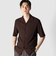 HIGH-TWIST JERSEY OPEN NECK SHIRT