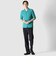 HIGH-TWIST JERSEY OPEN NECK SHIRT