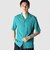 HIGH-TWIST JERSEY OPEN NECK SHIRT