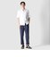 HIGH-TWIST JERSEY OPEN NECK SHIRT