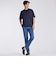 STRETCH COTTON  NO PLEATS TAPERD SLACKS[ストレッチコットン ノープリーツ テーパードスラックス]