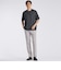 STRETCH COTTON  NO PLEATS TAPERD SLACKS[ストレッチコットン ノープリーツ テーパードスラックス]