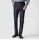 WOOL LYOCELL TAPERED SLACKS