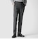 WOOL LYOCELL TAPERED SLACKS