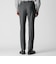 WOOL LYOCELL TAPERED SLACKS