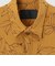 MONOTONE FLOWER PRINT FLY FRONT SHIRT