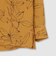 MONOTONE FLOWER PRINT FLY FRONT SHIRT