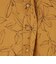 MONOTONE FLOWER PRINT FLY FRONT SHIRT