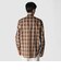 COTTON／LINEN PLAID WESTERN SHIRT