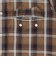COTTON／LINEN PLAID WESTERN SHIRT