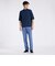 BASQUE BORDER MOCK NECK  S／S SWEATER [バスクボーダー モックネックSSセーター]