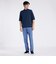 BASQUE BORDER MOCK NECK  S／S SWEATER [バスクボーダー モックネックSSセーター]