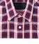 COTTON／LINEN PLAID WESTERN SHIRT