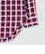 COTTON／LINEN PLAID WESTERN SHIRT