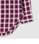 COTTON／LINEN PLAID WESTERN SHIRT