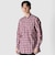 COTTON／LINEN PLAID WESTERN SHIRT