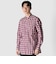 COTTON／LINEN PLAID WESTERN SHIRT