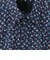 FLOWER PRINT FLY FRONT 　SHIRT