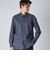 FLOWER PRINT FLY FRONT 　SHIRT