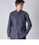 FLOWER PRINT FLY FRONT 　SHIRT