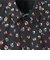 FLOWER PRINT FLY FRONT 　SHIRT