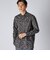 FLOWER PRINT FLY FRONT 　SHIRT