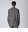 FLOWER PRINT FLY FRONT 　SHIRT