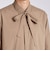 SOLID JANNE BOW 　BLOUSE