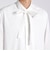 SOLID JANNE BOW 　BLOUSE