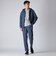 TRICOT CORDUROY ZIP UP  HOODIE