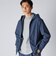 TRICOT CORDUROY ZIP UP  HOODIE
